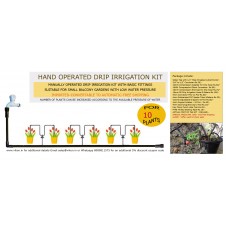 HAND OPERATED DRIP IRRIGATION KIT FOR 10 PLANTS (L)